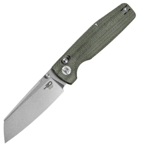 Nóż składany Bestech Slasher Green Micarta, Stonewashed D2 (BG56B-1) Nóż składany Bestech Slasher Green Micarta, Stonewashed D2 (BG56B-1)