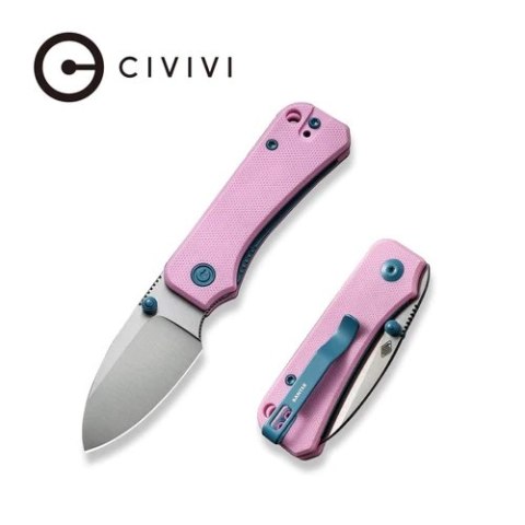 Nóż składany CIVIVI Baby Banter Powder Pink G10, Satin Nitro-V by Ben Petersen (C19068S-10) Nóż składany CIVIVI Baby Banter Powder Pink G10, Satin Nitro-V by Ben Petersen (C19068S-10)