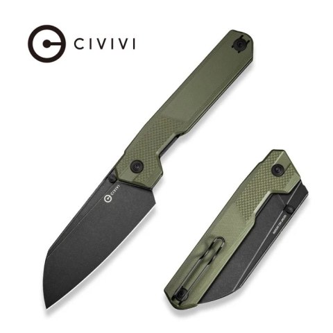 Nóż składany Civivi Hid OD Green G10, Black Stonewashed 14C28N by Ostap Hel (C23008-2) Nóż składany Civivi Hid OD Green G10, Black Stonewashed 14C28N by Ostap Hel (C23008-2)