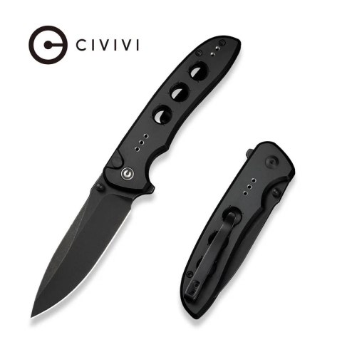 Nóż składany Civivi Hyperpulse Black Aluminium, Black Stonewashed 14C28N (C23087A-1) Nóż składany Civivi Hyperpulse Black Aluminium, Black Stonewashed 14C28N (C23087A-1)