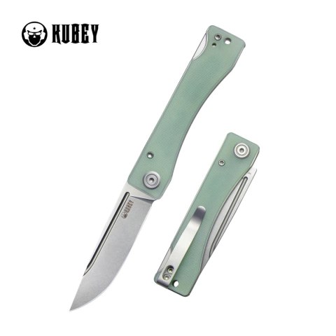 Nóż składany Kubey Akino Jade G10, Beadblasted 14C28N by Tiguass (KU2102B) Nóż składany Kubey Akino Jade G10, Beadblasted 14C28N by Tiguass (KU2102B)