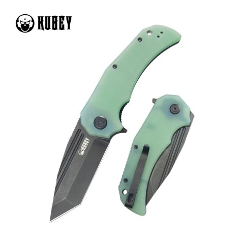 Nóż składany Kubey Bravo One Tanto Jade G10, Blackwashed AUS-10 by Mikkel Willumsen (KU318G) Nóż składany Kubey Bravo One Tanto Jade G10, Blackwashed AUS-10 by Mikkel Willumsen (KU318G)