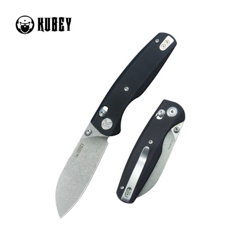 Nóż składany Kubey Breeze Black G10, Stonewashed 14C26N by Caleb Waldman (KU288A) Nóż składany Kubey Breeze Black G10, Stonewashed 14C26N by Caleb Waldman (KU288A)