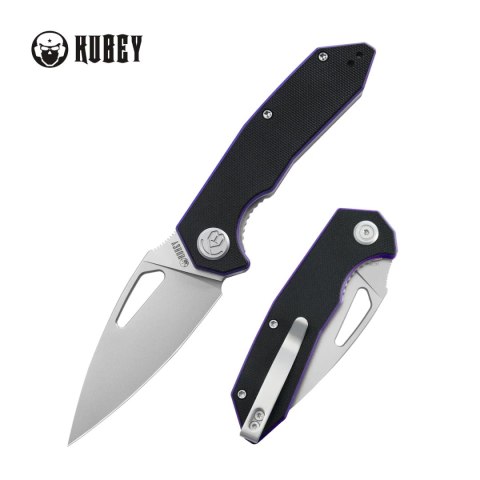 Nóż składany Kubey Coeus Black/Purple G10, Beadblasted 14C28N (KU122R) Nóż składany Kubey Coeus Black/Purple G10, Beadblasted 14C28N (KU122R)