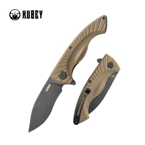 Nóż składany Kubey Timberwolf Tan G10, Blackwashed 14C28N (KU208H) Nóż składany Kubey Timberwolf Tan G10, Blackwashed 14C28N (KU208H)