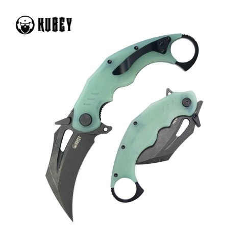 Nóż składany Kubey Wrath Jade G10, Blackwashed 14C26N by MUZI Design (KU261K) Nóż składany Kubey Wrath Jade G10, Blackwashed 14C26N by MUZI Design (KU261K)