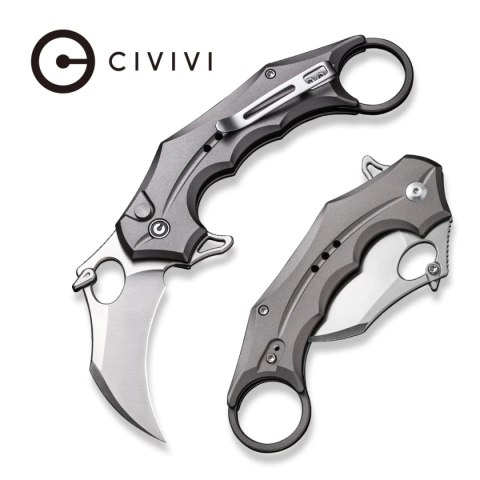 Nóż składany karambit Civivi Incisor II Gray Aluminium, Satin Nitro-V (C16016B-3) Nóż składany karambit Civivi Incisor II Gray Aluminium, Satin Nitro-V (C16016B-3)