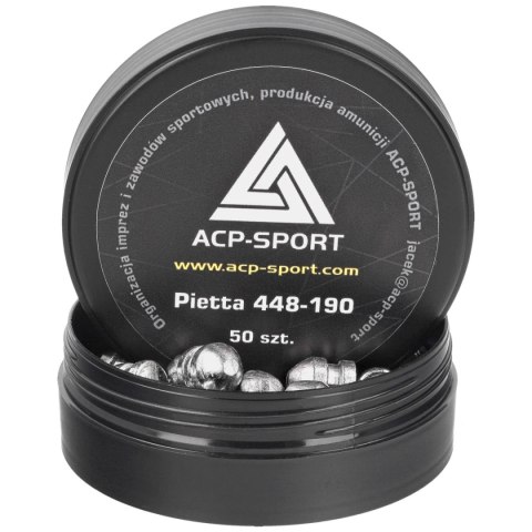 Pociski ołowiane ACP-Sport Conical Pietta .448, 50 szt. (JW450-P) Pociski ołowiane ACP-Sport Conical Pietta .448, 50 szt. (JW450-P)