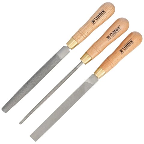Zestaw pilników do metalu Mikov Narex Profi 3 szt. 200 mm (854302) Zestaw pilników do metalu Mikov Narex Profi 3 szt. 200 mm (854302)
