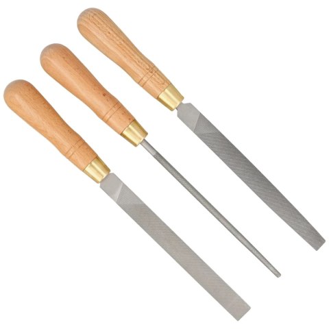 Zestaw pilników do metalu Mikov Narex Profi 3 szt. 200 mm (854302) Zestaw pilników do metalu Mikov Narex Profi 3 szt. 200 mm (854302)
