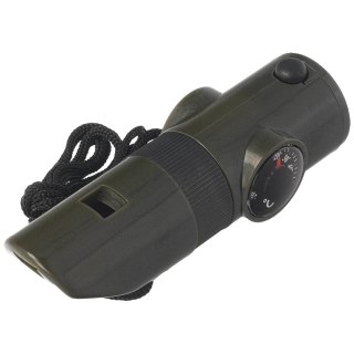 Gwizdek survivalowy Mil-Tec 6w1, Olive (16328401)