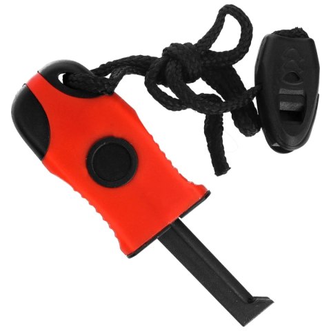 Krzesiwo Barbaric 33285 Fire Starter Red/Black z kompasem Krzesiwo Barbaric 33285 Fire Starter Red/Black z kompasem