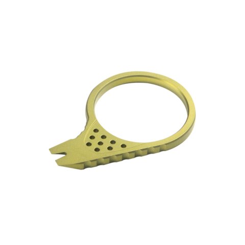 MultiTool Kubey Finger Ring Pry Bar Gold Titanium by Kot Knives (KU410D) MultiTool Kubey Finger Ring Pry Bar Gold Titanium by Kot Knives (KU410D)