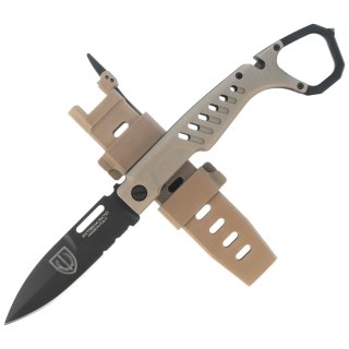 Nóż składany Extrema Ratio MH-STEALTH Desert Aluminium, Black N690 (04.1000.0483/BLK/TM)