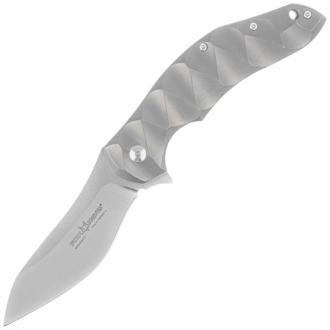Nóż składany Fox Flipper Gray Titanium, Satin N690Co by Jens Ansø (FX-302) Nóż składany Fox Flipper Gray Titanium, Satin N690Co by Jens Ansø (FX-302)