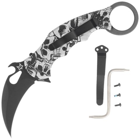 Nóż składany Fox The End Karambit Black Aluminium, Black N690Co (FX-599 ALB-3) Nóż składany Fox The End Karambit Black Aluminium, Black N690Co (FX-599 ALB-3)