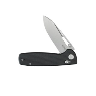 Nóż składany Kubey Bluff Black G10, Sandblasted 14C28N by Garet Caronna (KU248F)