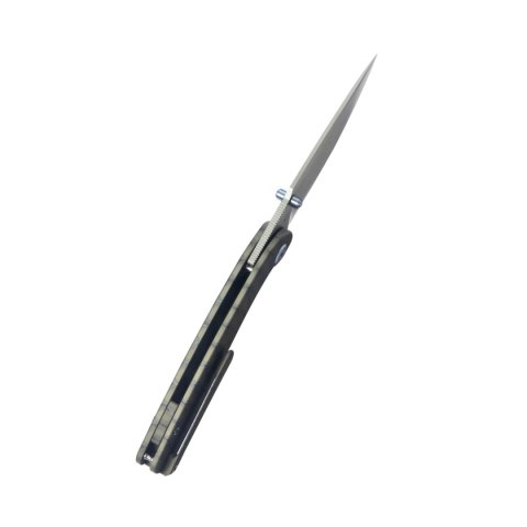 Nóż składany Kubey Momentum Flame Titanium, Beadblasted M390 by Sherif Manganas (KB386C)