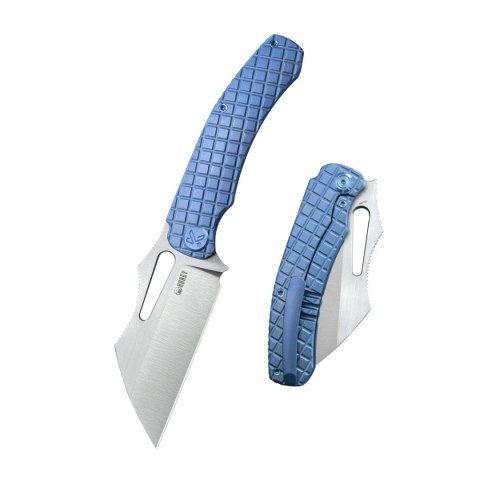 Nóż składany Kubey Sylow Blue Titanium, Stonewashed 14C28N by James Lowe (KU260B) Nóż składany Kubey Sylow Blue Titanium, Stonewashed 14C28N by James Lowe (KU260B)