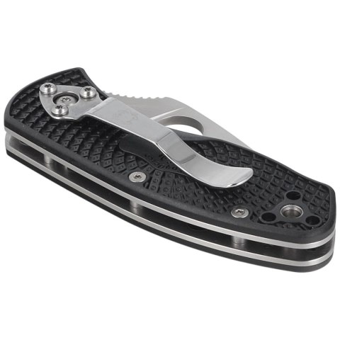 Nóż składany Spyderco Ambitious Black FRN, Plain 8Cr13MoV (C148PBK) Nóż składany Spyderco Ambitious Black FRN, Plain 8Cr13MoV (C148PBK)