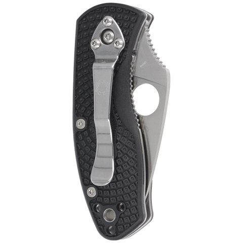 Nóż składany Spyderco Ambitious Black FRN, Plain 8Cr13MoV (C148PBK) Nóż składany Spyderco Ambitious Black FRN, Plain 8Cr13MoV (C148PBK)