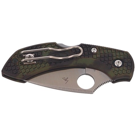 Nóż składany Spyderco Dragonfly 2 FRN Zome Green, Plain VG-10 (C28ZFPGR2)