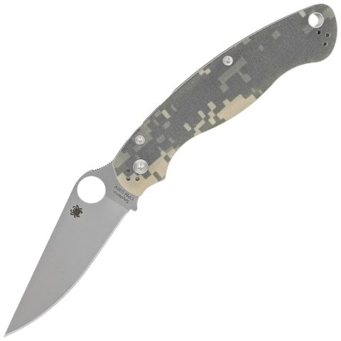 Nóż składany Spyderco Military 2 Camo G10, Satin Plain CPM S30V by Sal, Eric Glesser (C36GPCMO2) Nóż składany Spyderco Military 2 Camo G10, Satin Plain CPM S30V by Sal, Eric Glesser (C36GPCMO2)