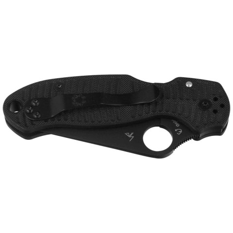 Nóż składany Spyderco Para 3 Salt Black G10, Black DLC MagnaCut by Sal, Eric Glesser (C223GMCBKP) Nóż składany Spyderco Para 3 Salt Black G10, Black DLC MagnaCut by Sal, Eric Glesser (C223GMCBKP)