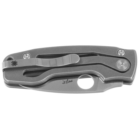 Nóż składany Spyderco Pits 2 Slipit Gray Titanium, Satin M398 by Mike Read (C269TIP) Nóż składany Spyderco Pits 2 Slipit Gray Titanium, Satin M398 by Mike Read (C269TIP)