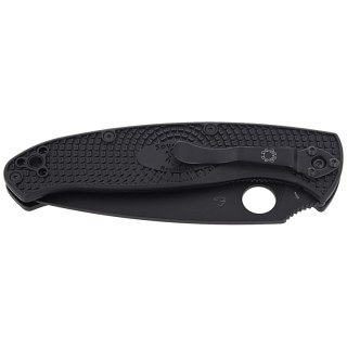 Nóż składany Spyderco Resilience Lightweight, Black Blade Plain 8Cr13MoV (C142PBBK)