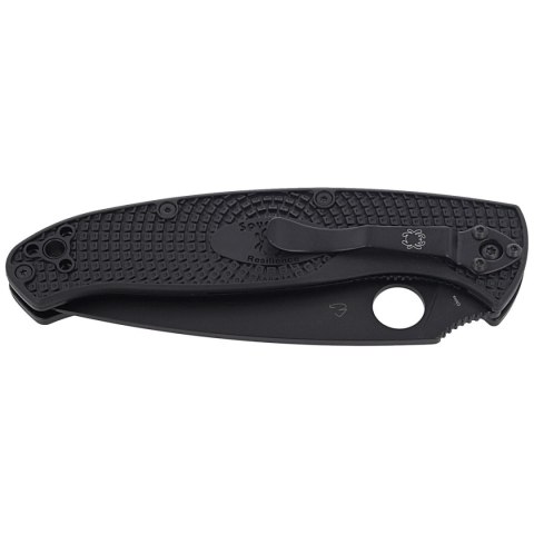 Nóż składany Spyderco Resilience Lightweight, Black Blade Plain 8Cr13MoV (C142PBBK) Nóż składany Spyderco Resilience Lightweight, Black Blade Plain 8Cr13MoV (C142PBBK)