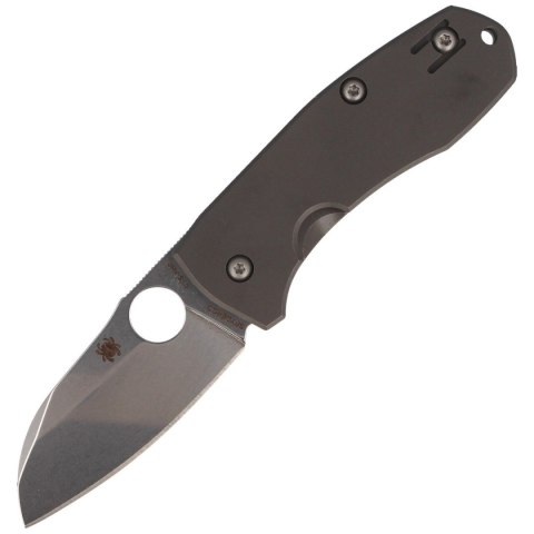 Nóż składany Spyderco Techno 2 Gray Titanium, Stonewashed CTS XHP by Marcin Slysz (C158TIP2) Nóż składany Spyderco Techno 2 Gray Titanium, Stonewashed CTS XHP by Marcin Slysz (C158TIP2)