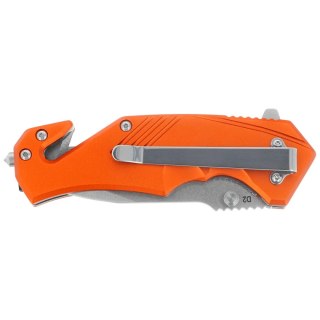 Nóż składany ratowniczy BlackFox Demand Orange Aluminium, Stonewashed D2 (BF-784 OR)