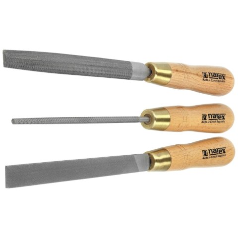Zestaw pilników do metalu Mikov Narex Profi 3 szt. 150 mm (854301) Zestaw pilników do metalu Mikov Narex Profi 3 szt. 150 mm (854301)