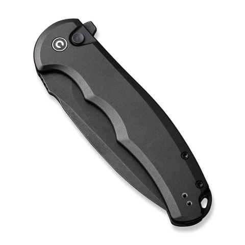 Nóż CIVIVI Button Lock Praxis Aluminum All Black