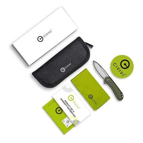 Nóż CIVIVI Elementum D2 G10 Green C907E