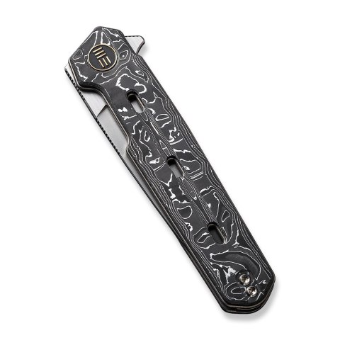 Nóż WE Knife Navo CPM-20CV Aluminum Foil CF
