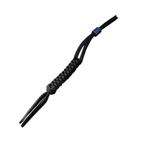 Zawieszka Paracord WE Black + Ti Bead Purple Zawieszka Paracord WE Black + Ti Bead Purple