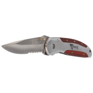Nóż składany Herbertz CJH Pakka Wood/Steel, Satin 420 (256410 - 44199)