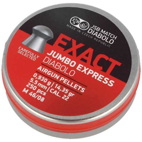 Śrut JSB Exact Jumbo Express 5.52mm 250szt (546277-250) Śrut JSB Exact Jumbo Express 5.52mm 250szt (546277-250)