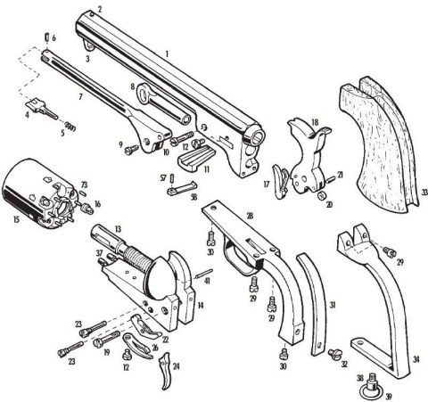 Rewolwer Pietta 1851 Colt REB Nord Navy .36 (REB36) Rewolwer Pietta 1851 Colt REB Nord Navy .36 (REB36)