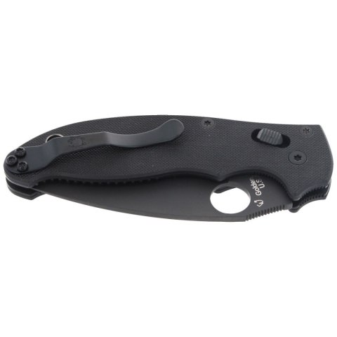 Nóż składany Spyderco Manix 2 G-10 Black / Black Blade (C101GPBBK2) Nóż składany Spyderco Manix 2 G-10 Black / Black Blade (C101GPBBK2)