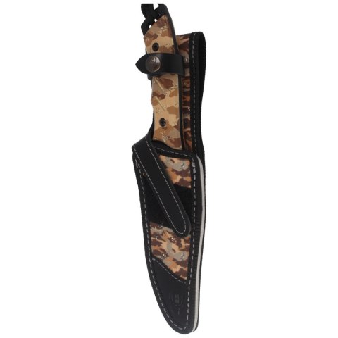 Nóż Muela Typhoon-DES.N Desert Camo Soft Touch, Black X50CrMoV15