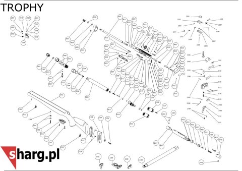 Popychacz śrutu do wiatrówki Hatsan Trophy, BT65 kal 5.5mm (2670-2) Popychacz śrutu do wiatrówki Hatsan Trophy, BT65 kal 5.5mm (2670-2)