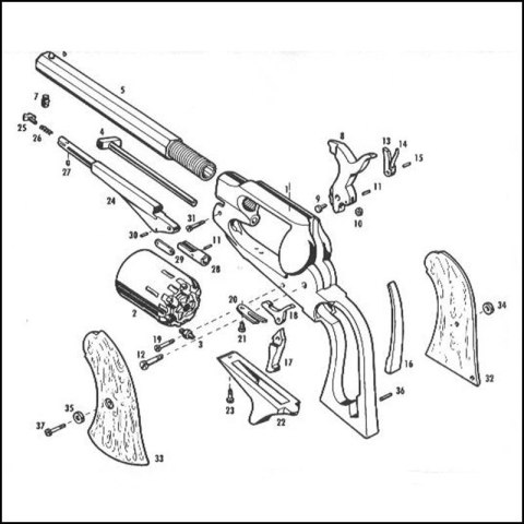 Rewolwer Pietta 1863 Remington Pocket kal. 31 (RPB31) Rewolwer Pietta 1863 Remington Pocket kal. 31 (RPB31)