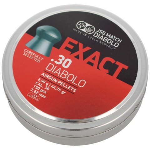 Śrut JSB Diabolo Exact .30 (7.62mm) 150szt (546030-150) Śrut JSB Diabolo Exact .30 (7.62mm) 150szt (546030-150)