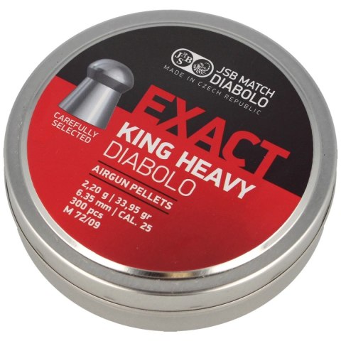 Śrut JSB Diabolo Exact King Heavy 6.35mm 300szt (546398-300) Śrut JSB Diabolo Exact King Heavy 6.35mm 300szt (546398-300)
