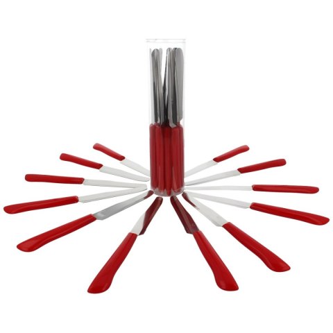 Komplet noży kuchennych Doi Leons Arlecchini Red, Tuba 12szt (PV 208 TUBO-12/RD) Komplet noży kuchennych Doi Leons Arlecchini Red, Tuba 12szt (PV 208 TUBO-12/RD)