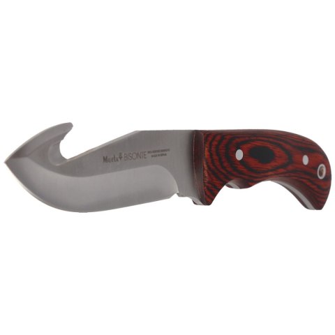 Nóż Muela Bisonte-11R Pakka Wood, Satin X50CrMoV15