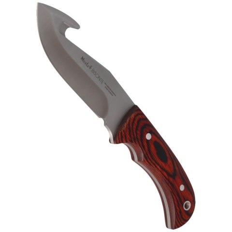 Nóż Muela Bisonte-11R Pakka Wood, Satin X50CrMoV15